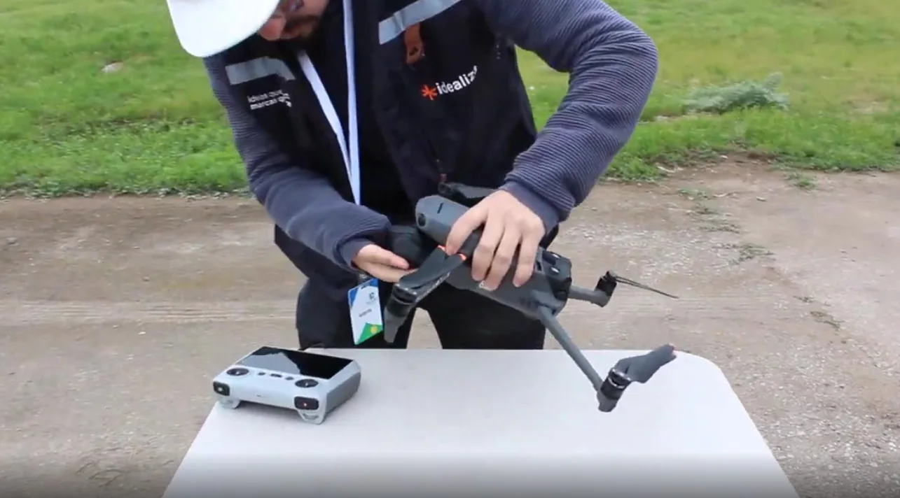 Operación de dron